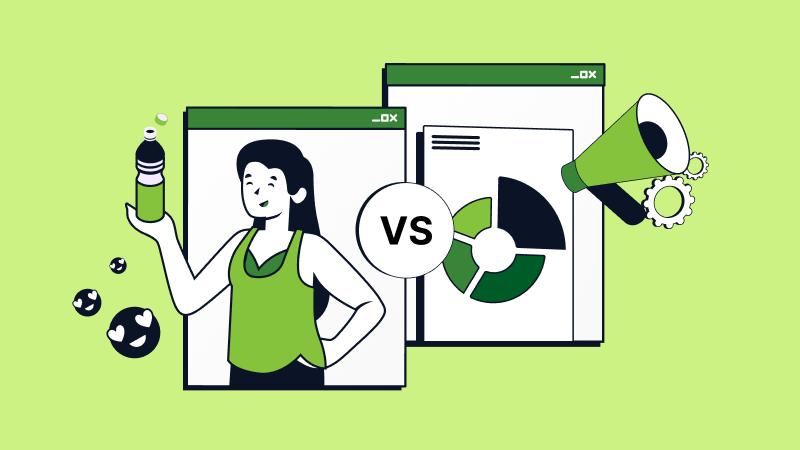 Infographic comparing traditional marketing channels (TV, Print Ads, Billboards) vs. influencer marketing